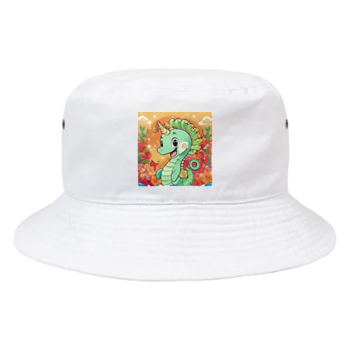 かわいい創造のタツノオトシゴ Bucket Hat