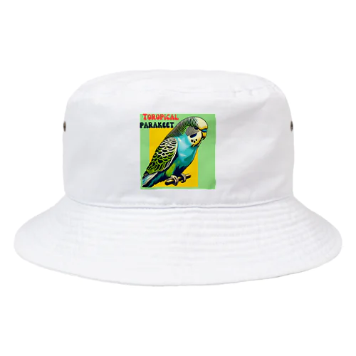 トロピカルパラキート ヒッピーインコ Bucket Hat