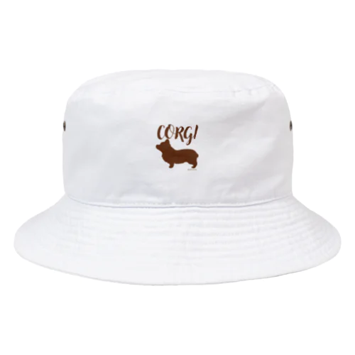 シルエットコーギー Bucket Hat