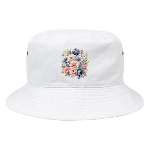 パステルカラーの花束 Bucket Hat