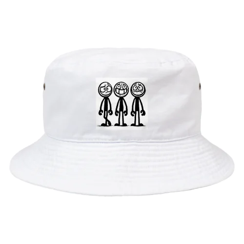 線人くん(3人ver) Bucket Hat