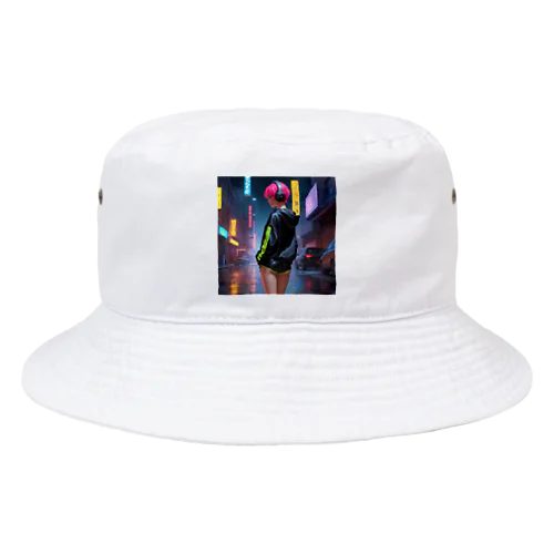Cyber Girl Bucket Hat