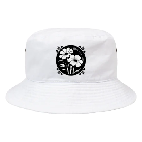 クールなトライバルフラワーⅣ Bucket Hat