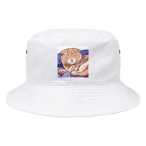 お昼寝中の猫 Bucket Hat