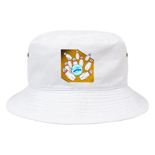 しろくまボウル Bucket Hat