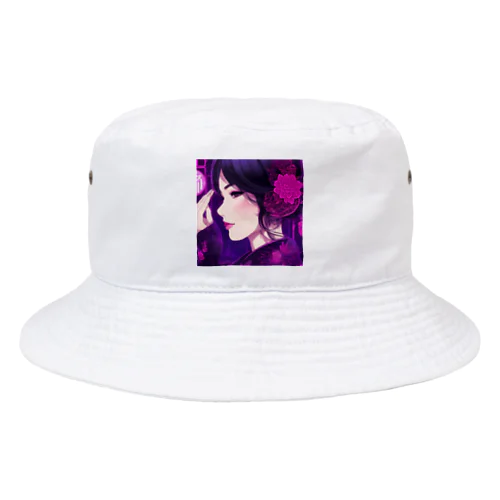 和風サイバーデザイン Bucket Hat