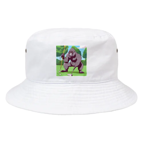 ゴルファーゴリラ Bucket Hat