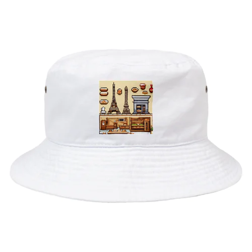 パリからパンへの愛を込めて Bucket Hat