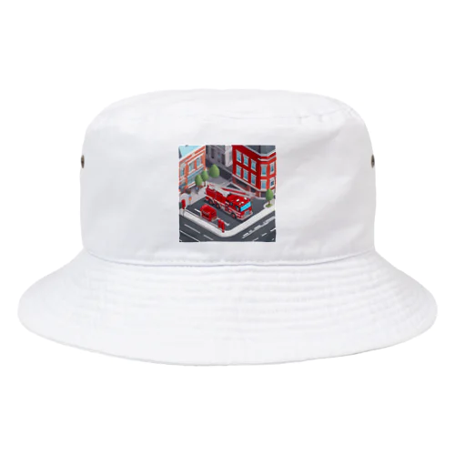 ダウンタウン・ファイアートラック Bucket Hat