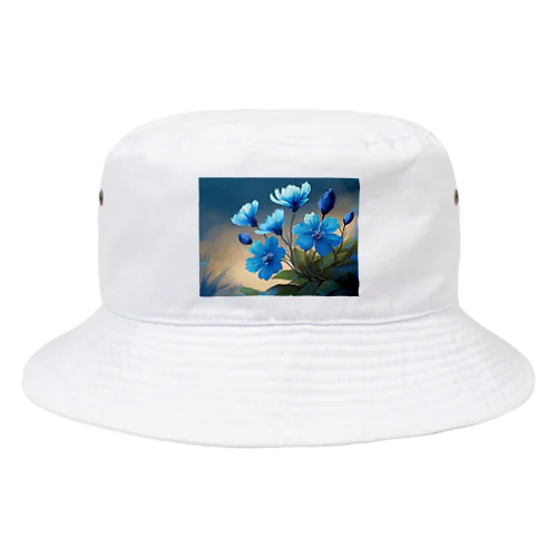 青い花 Bucket Hat