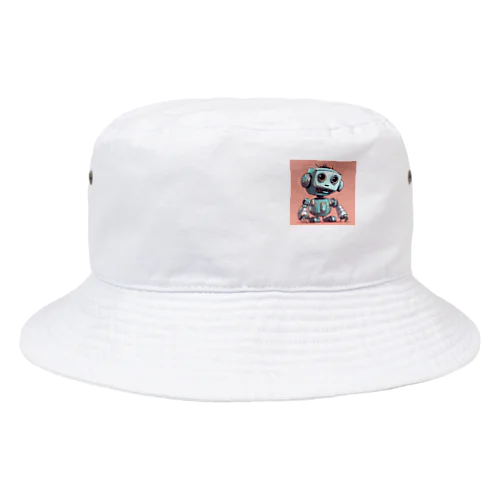 Vuittonぽいロボットらしい Bucket Hat