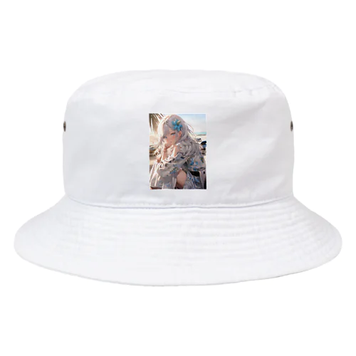 銀髪美女シリーズ1 オンザビーチ Bucket Hat