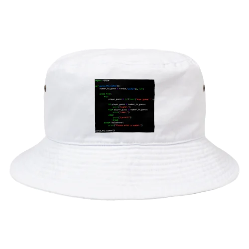 プログラミングコード Bucket Hat