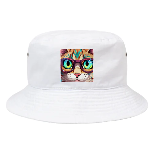 サイバー猫 Bucket Hat