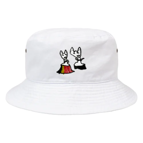 おやまのきつねのおんなのこ Bucket Hat