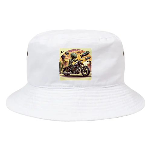 バイク宇宙人 Bucket Hat