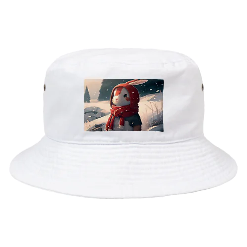 雪国のウサギ Bucket Hat