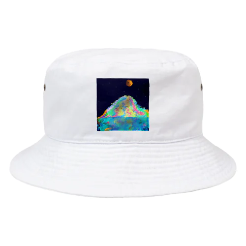 キラキラ月とマウンテン Bucket Hat