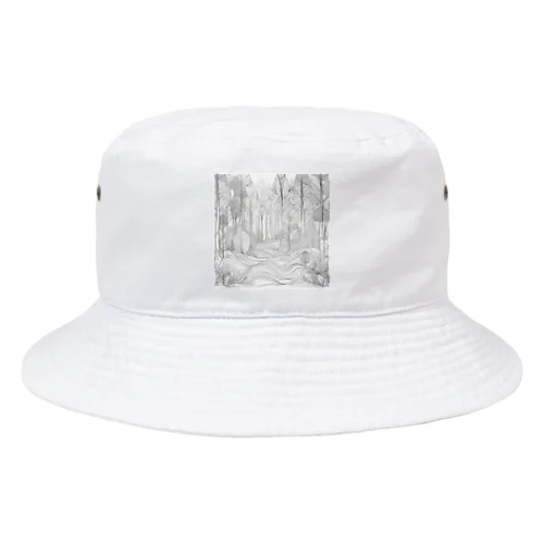 魔法のような森や林の中に登場しそうなデザイン Bucket Hat