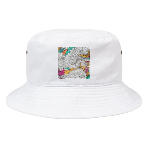 サイケデリックアート Bucket Hat