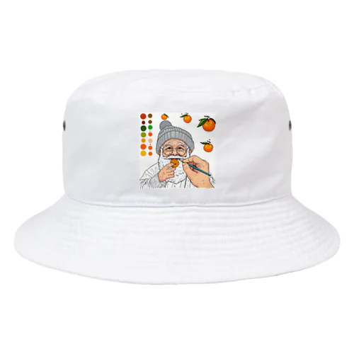 ミカンおじさんを描いてもらいました Bucket Hat