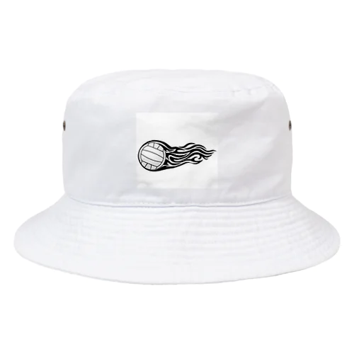 火を纏ったバレーボールの瞬間 Bucket Hat