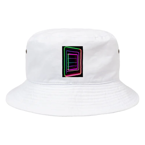 Abstract_Neonsign Bucket Hat