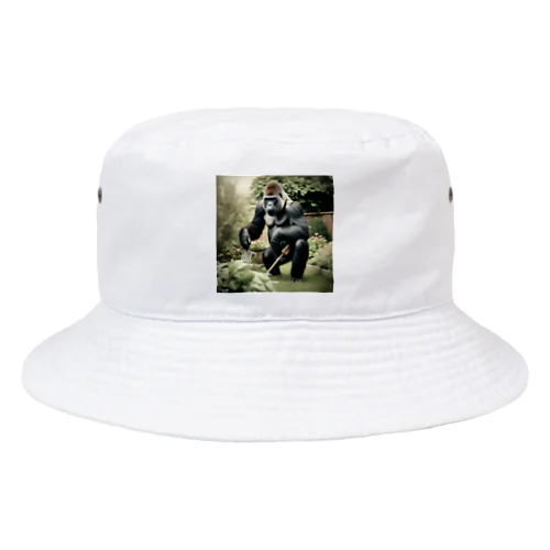 庭師のゴリラ Bucket Hat