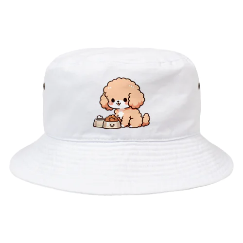 もふもふアプリコット　トイプードル　たべる Bucket Hat