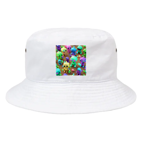 集まれKAWAii宇宙人 Bucket Hat