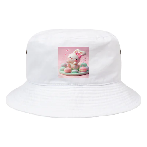 ほわほわマカロンうさぎ Bucket Hat