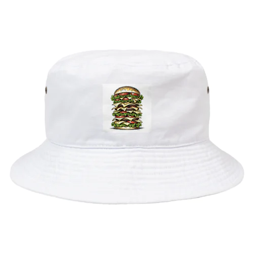 ゾウさんのハンバーガー Bucket Hat