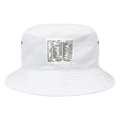 Word,Excel ショートカットキー Bucket Hat