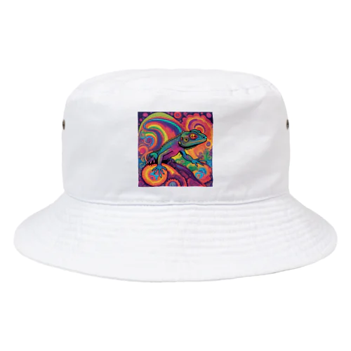 ワイルドなトカゲ Bucket Hat