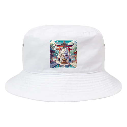 犬神様鎮座 Bucket Hat