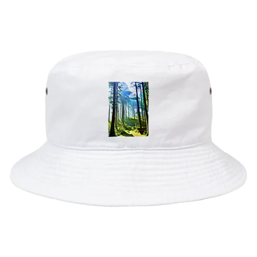 One_order 神秘的な森林 Bucket Hat