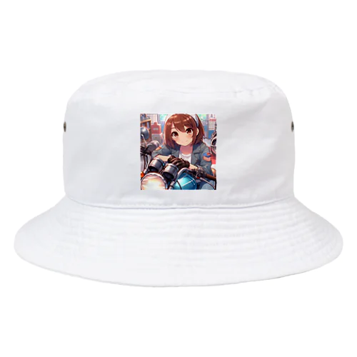 バイク女子　ばくおん系 Bucket Hat