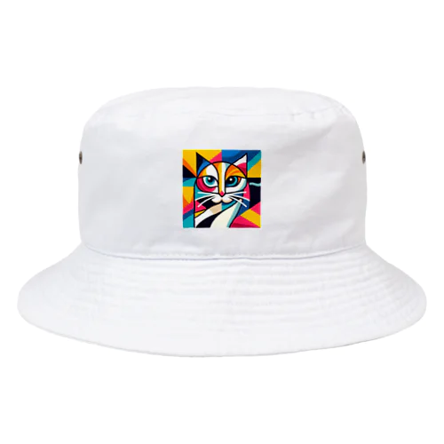 カラフル猫 Bucket Hat