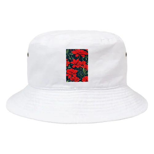 赤花 Bucket Hat
