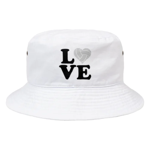 「ＩLOVE バレーボール」 Bucket Hat