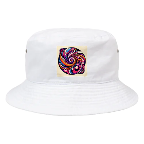 ’70s風 レトロなデザイン01　’70s retro design Bucket Hat