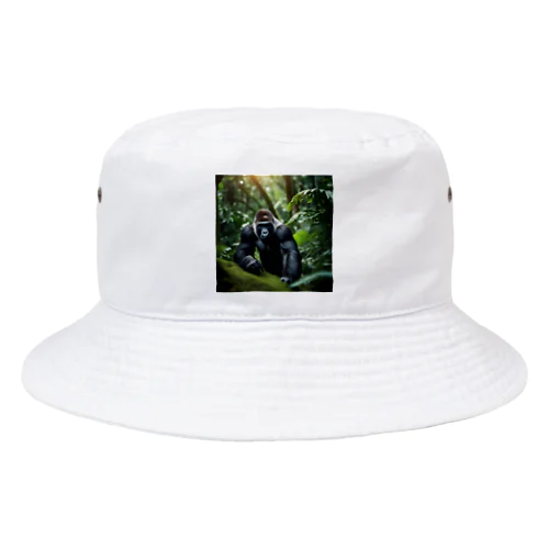 宝探しをするゴリラ Bucket Hat