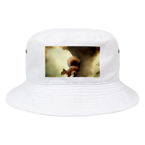 かわいいリスのしっぽに夢中 Bucket Hat