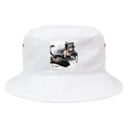 闘う猫メイド🐾5 Bucket Hat