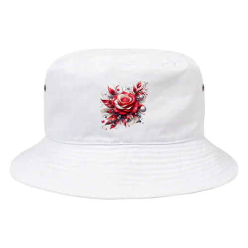 バラ×パール Bucket Hat