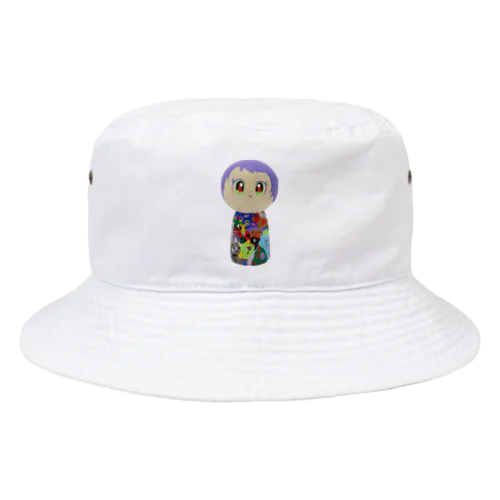 こけしガールズ　リボンちゃん Bucket Hat