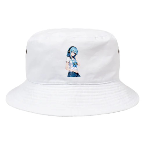 青髪美女　名前はミズキ Bucket Hat