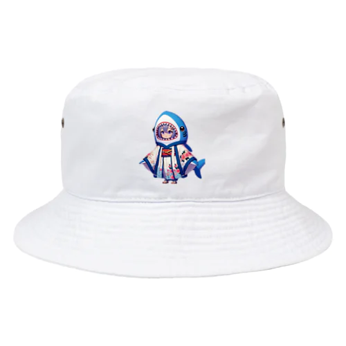 和風なサメちゃん Bucket Hat