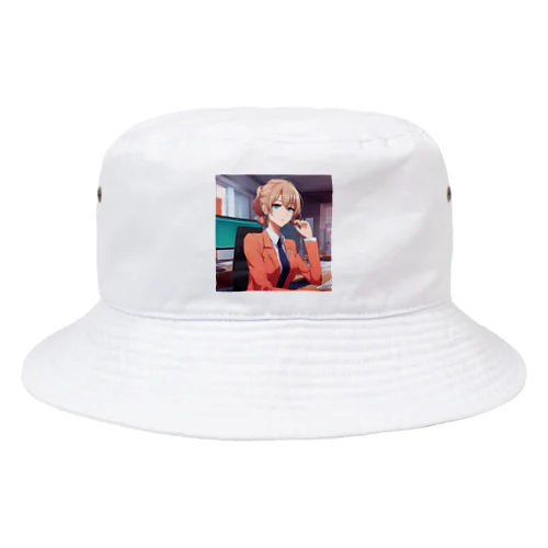 新米OLが仕事にだんだん慣れてきた様子！ Bucket Hat