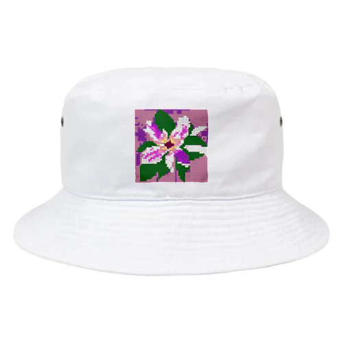 ドット絵のクレマチス Bucket Hat